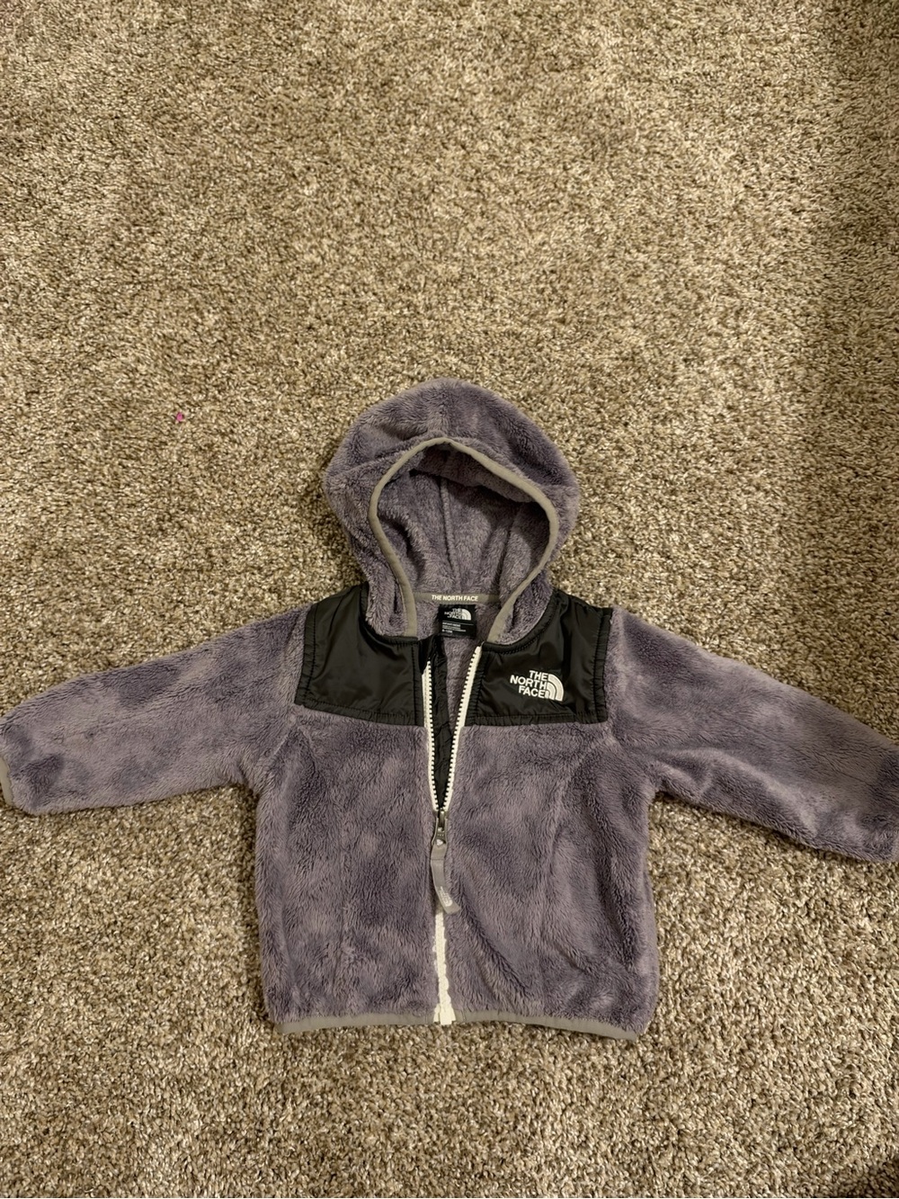The North Face Infant Oso Hoodie Gray & Black Baby 6-12M